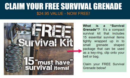 Free Survival Grenade a compact survival kit