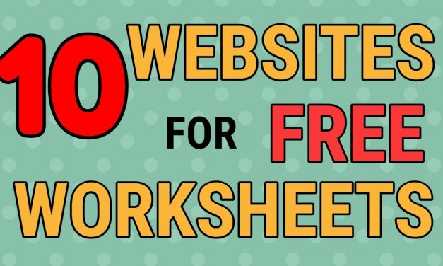 10 Websites For Free Worksheets!