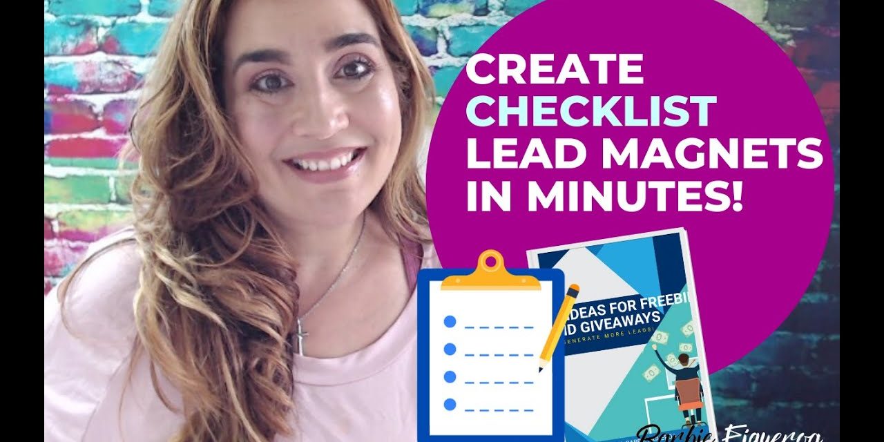 How to Create a Checklist *Lead Magnet* with SQRIBBLE  Ebook Creator Software Uploading a WORD DOC