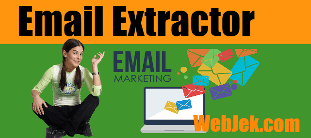 extract and collect keyword targeted emails using search engine